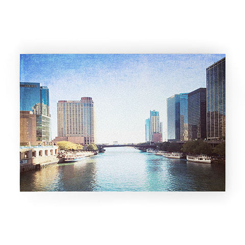 Maybe Sparrow Photography Chicago River Welcome Mat