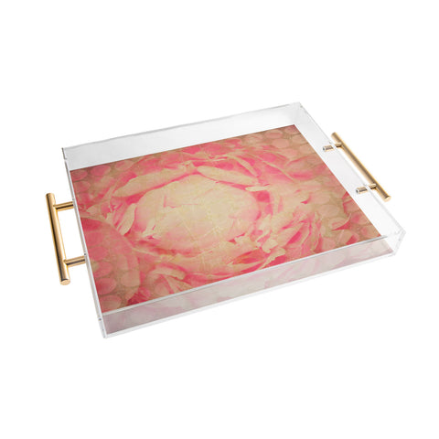 Maybe Sparrow Photography Flowered Dots Acrylic Tray