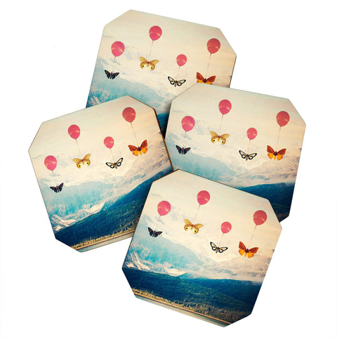 Maybe Sparrow Photography Passage Coaster Set