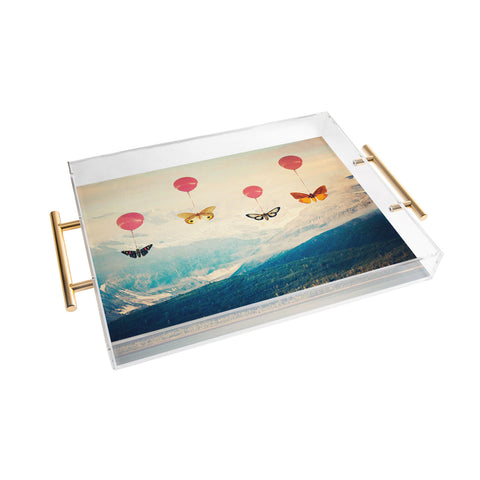 Maybe Sparrow Photography Passage Acrylic Tray