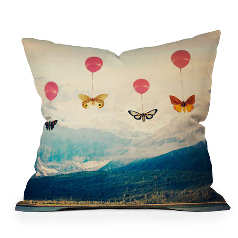 Maybe Sparrow Photography Passage Outdoor Throw Pillow