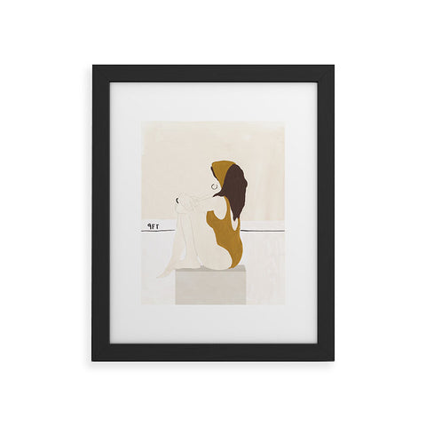 Megan Galante A Deep Dive Framed Art Print