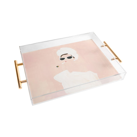 Megan Galante Beauty routine Acrylic Tray