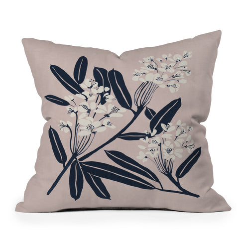 Megan Galante Boho Botanica Outdoor Throw Pillow