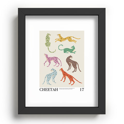 Megan Galante Cheetah Poster Recessed Framing Rectangle