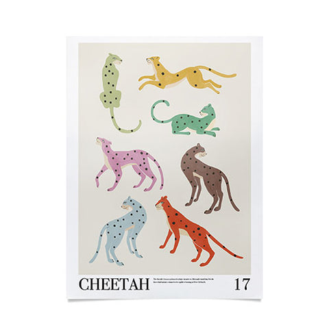 Megan Galante Cheetah Poster Poster