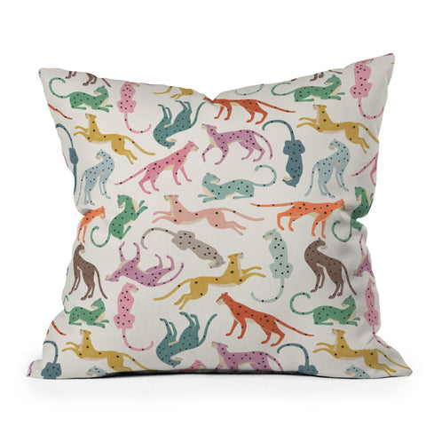 Megan Galante Cheetah Poster Throw Pillow