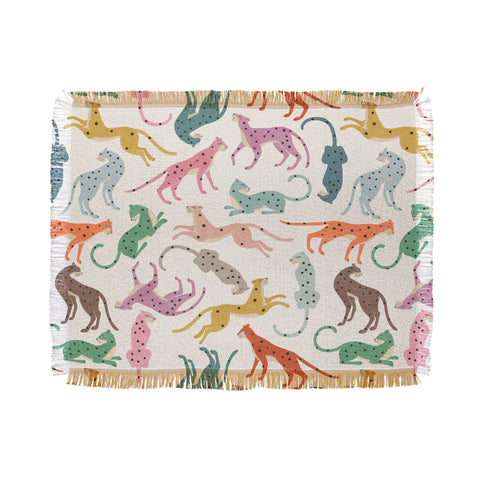 Megan Galante Cheetah Poster Throw Blanket