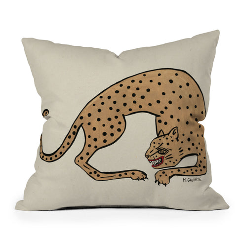 Megan Galante Cheetah Outdoor Throw Pillow