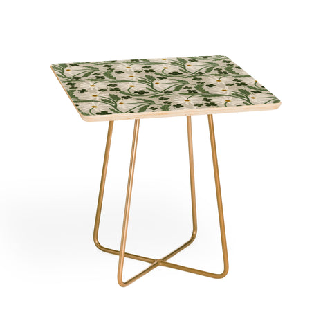 Megan Galante Clover Daisy Floral Side Table