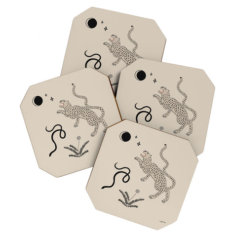 Megan Galante Desert Prey Coaster Set