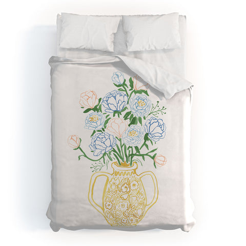Megan Galante Finn Vase Duvet Cover