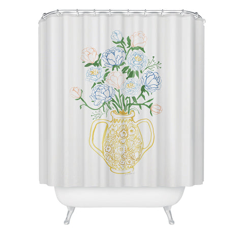 Megan Galante Finn Vase Shower Curtain