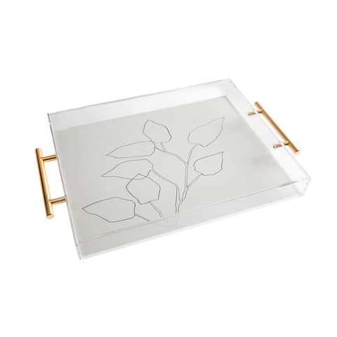 Megan Galante Floral Study no 5 Acrylic Tray