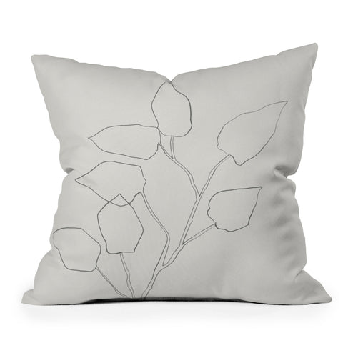 Megan Galante Floral Study no 5 Outdoor Throw Pillow
