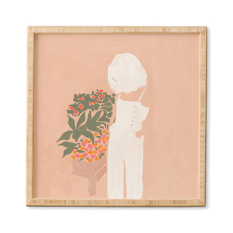 Megan Galante Flower Shoppe Girl Framed Wall Art havenly
