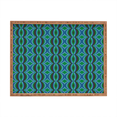 Megan Galante Futuristic Ogee Rectangular Tray