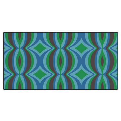 Megan Galante Futuristic Ogee Desk Mat