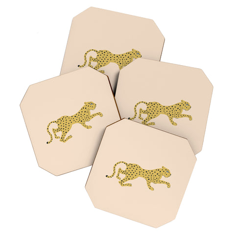 Megan Galante le gupard Coaster Set