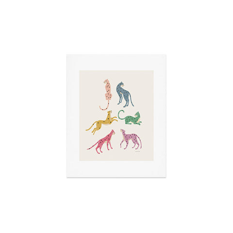 Megan Galante Leopard Rainbows Art Print