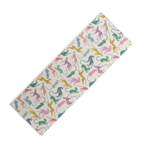 Megan Galante Leopard Rainbows Yoga Mat