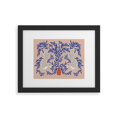 Megan Galante Leopard Vase Framed Art Print