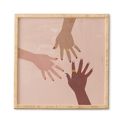 Megan Galante Love Is A Superpower Framed Wall Art