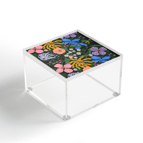 Megan Galante Merrick Floral Acrylic Box