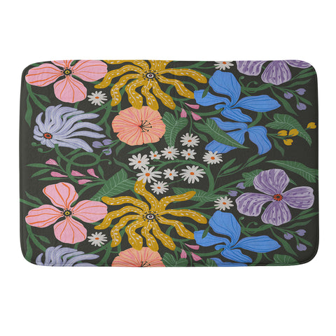 Megan Galante Merrick Floral Memory Foam Bath Mat