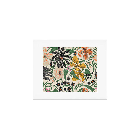 Megan Galante Merrick Floral creme Art Print