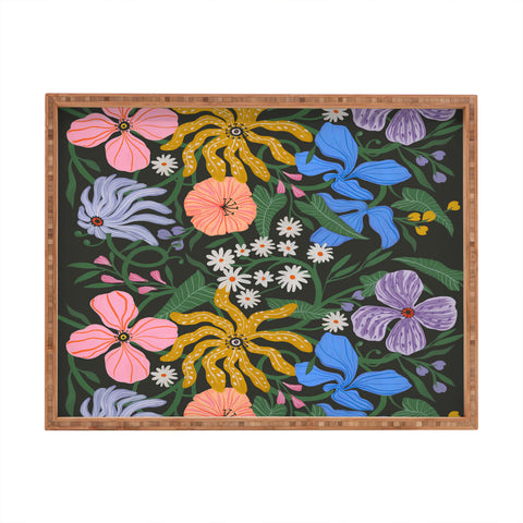 Megan Galante Merrick Floral Rectangular Tray