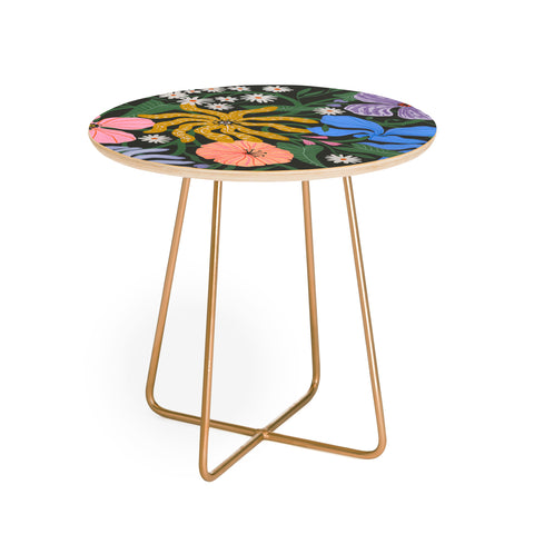 Megan Galante Merrick Floral Round Side Table