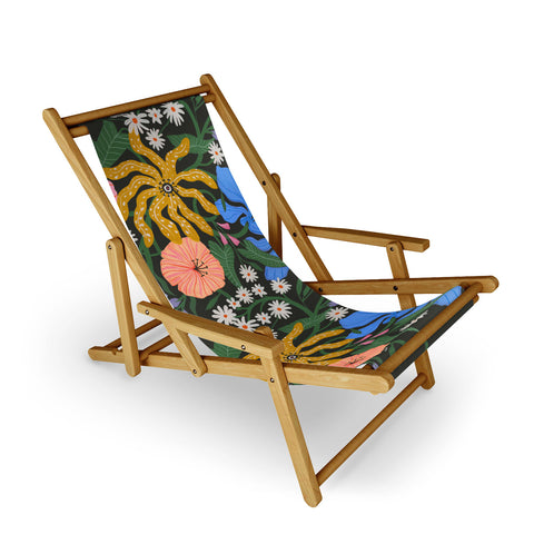 Megan Galante Merrick Floral Sling Chair