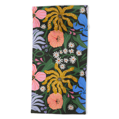 Megan Galante Merrick Floral Beach Towel