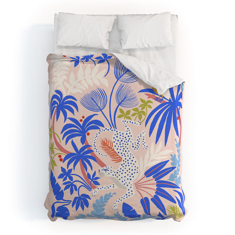 Megan Galante Rainforest Leopard Duvet Cover