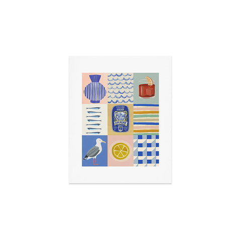 Megan Galante Seaside poster Art Print