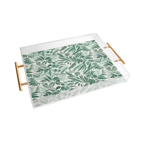 Megan Galante Tropical Palm Acrylic Tray