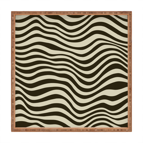 Megan Galante Wavey I Square Tray