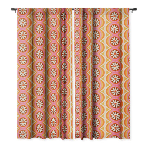Megan Galante Wavy Daisy Blackout Window Curtain