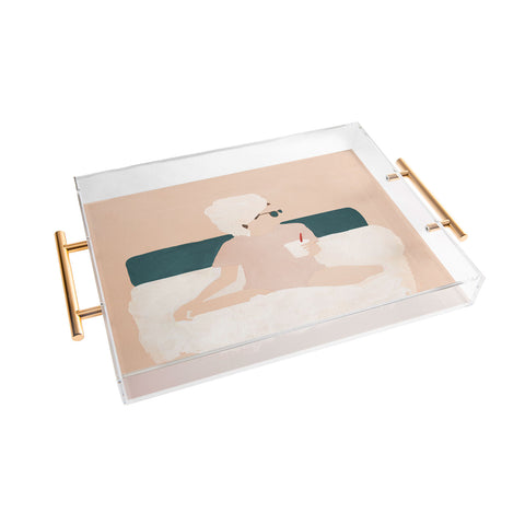 Megan Galante Weekend Mode Acrylic Tray