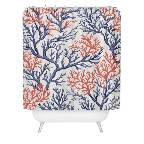 Megan Morris Corals of Aethoria Shower Curtain
