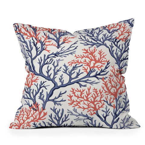 Megan Morris Corals of Aethoria Throw Pillow