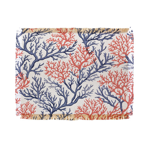 Megan Morris Corals of Aethoria Throw Blanket