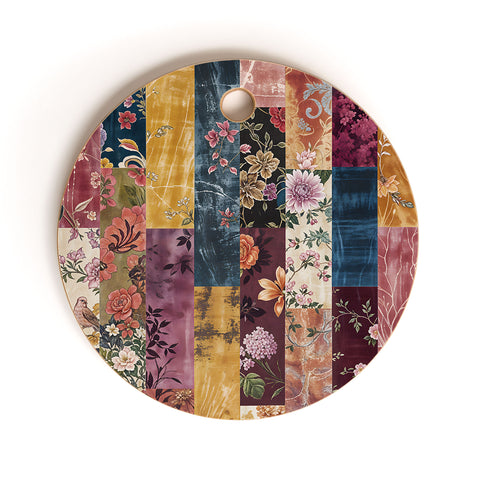 Megan Morris Gypsy Souk Patchwork Cutting Board Round