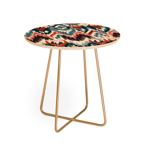 Megan Morris Kashimiran Kilim Round Side Table