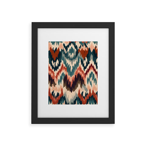 Megan Morris Kashimiran Kilim Framed Art Print