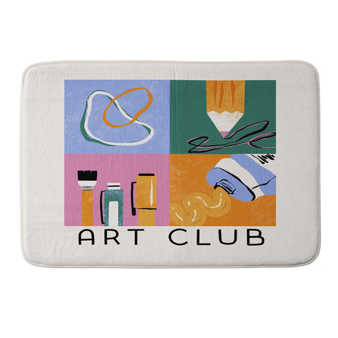 Megan Roy Art Club Memory Foam Bath Mat