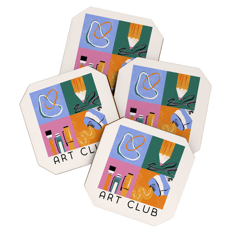 Megan Roy Art Club Coaster Set