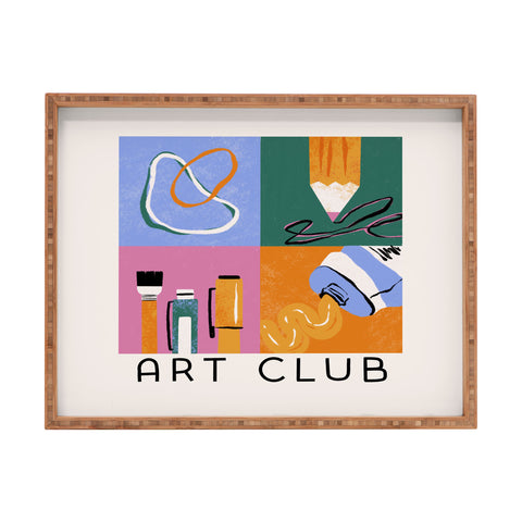 Megan Roy Art Club Rectangular Tray