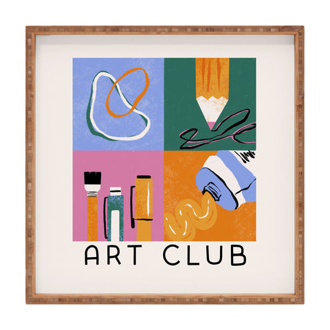 Megan Roy Art Club Square Tray